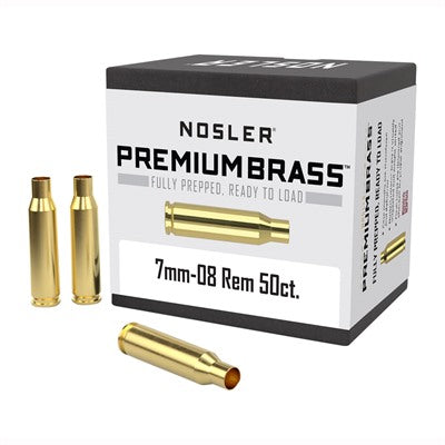 7MM-08 Rem Premium Brass Cases