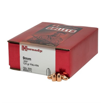 9MM 0.355" FMJ Pistol Bullets for Reloading