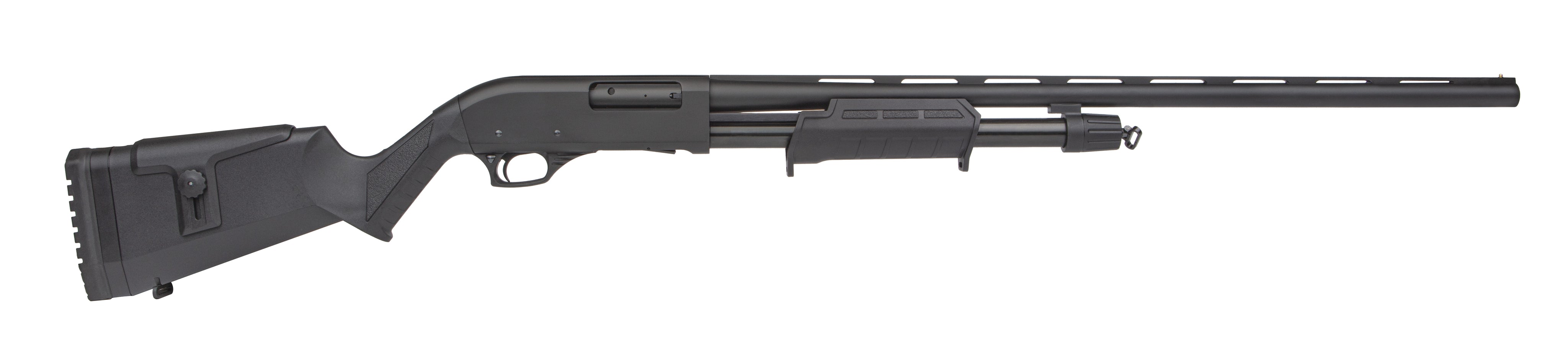 Rock Island PA12H28 All Generations 12 Gauge 3" 5+1 28" Black Anodized Contoured/Smooth Bore/Vent Rib Barrel, Black Fixed w/Adjustable Cheek Rest Stock