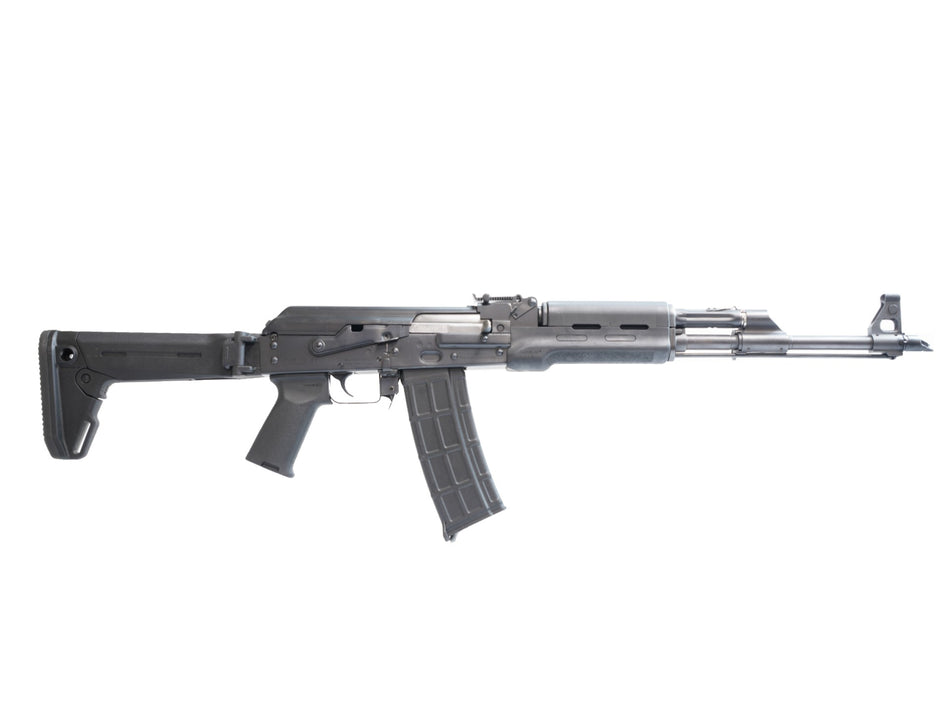 Zastava Arms USA ZR90556FS ZPAP M90 5.56x45mm NATO Rifle, 18.25" 30+1, Black, Magpul Furniture, Side Folding Stock, Hogue Handguard