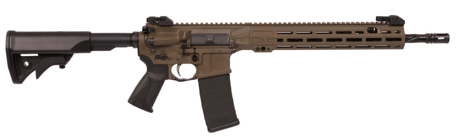 LWRC IC MKII 5.56 NATO Rifle - Brown Finish, 16.1" Barrel, 30-Round