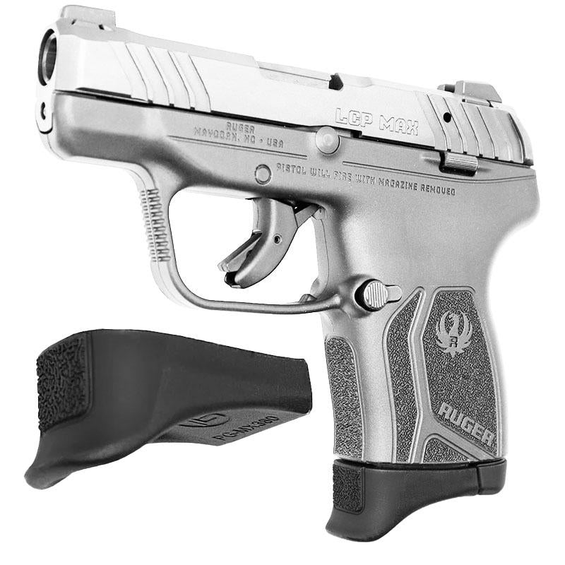 Pearce Grip PG-MX380 Grip Extension for Ruger LCP MAX 380 ACP Black Polymer