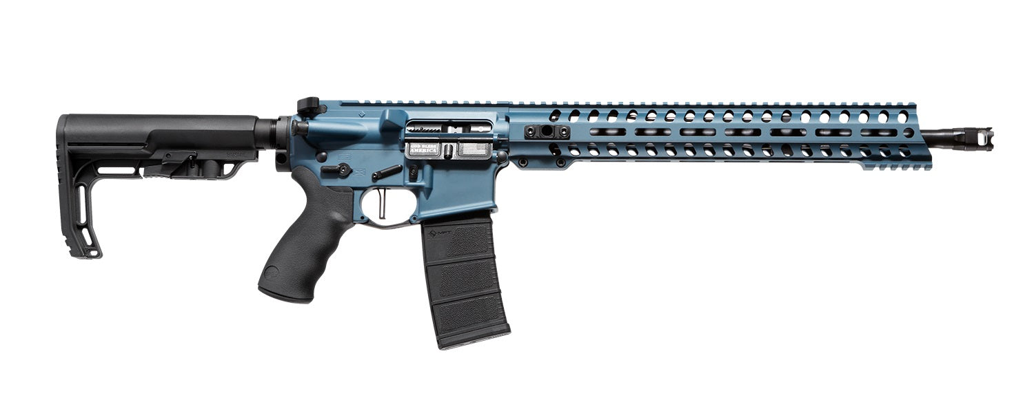 POF Wonder 5.56x45mm NATO 16.5" Rifle, 30+1, Blue Titanium Cerakote, MFT Minimalist Stock