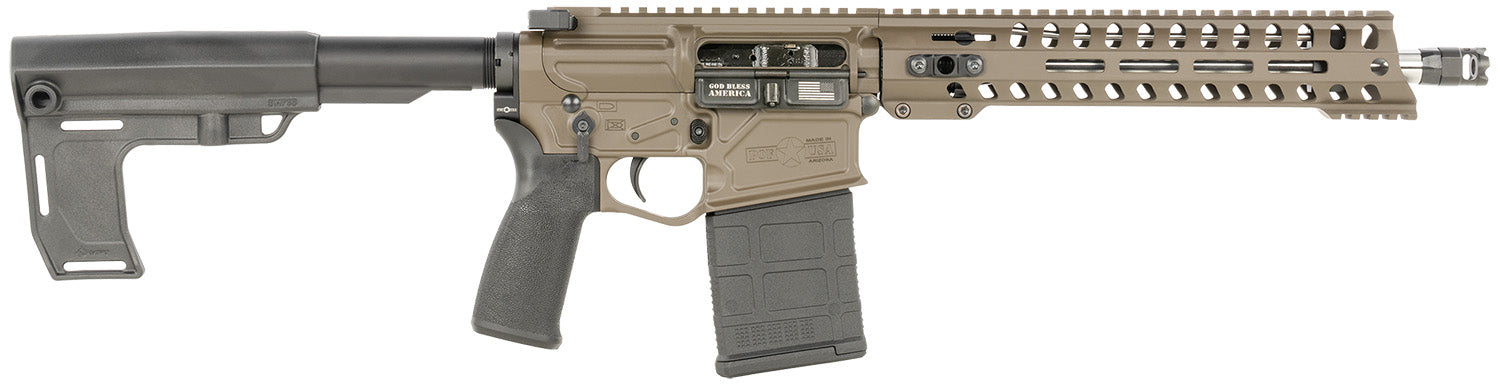 Patriot Ordnance Factory 1741 Rogue 308 Win 20+1 12.50" Patriot Brown Cerakote