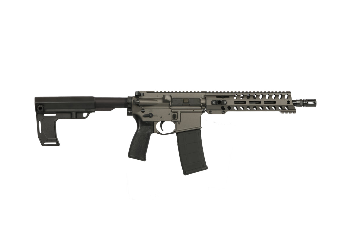POF P15 Constable 300 Blackout 30+1 10.5" Pistol, Tungsten Cerakote Finish with MFT Blade Stabilizer