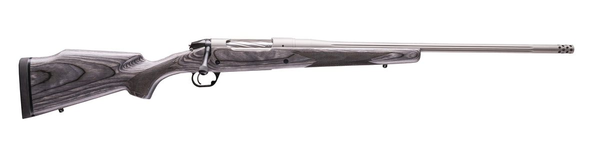 Bergara Premier Platinum Stalker 7mm PRC 22" Fluted Threaded Barrel, Titanium Cerakote Finish