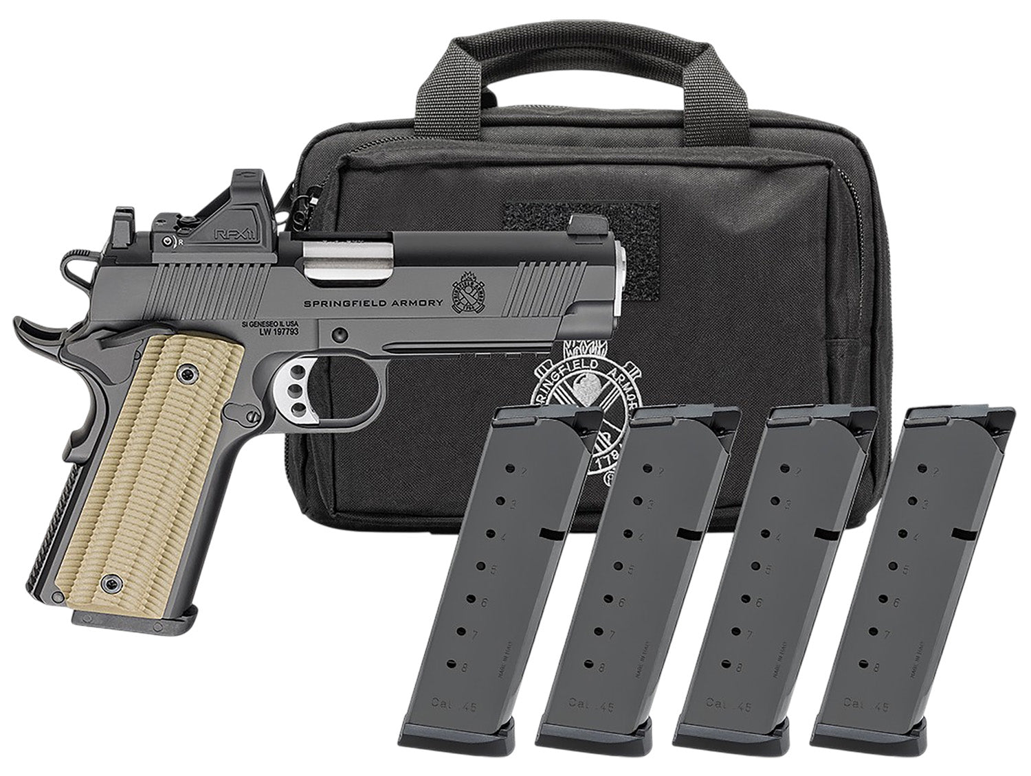 Springfield Armory 1911 Operator 9mm Pistol, 4.25" Barrel, 9-Round Magazine