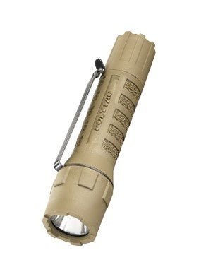 PolyTac 600LM EDC Coyote Tan Sure Grip Flashlight