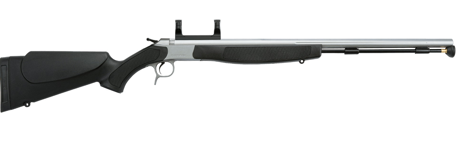 Optima V2 .50 Caliber Integral Scope Mount Stainless/Black