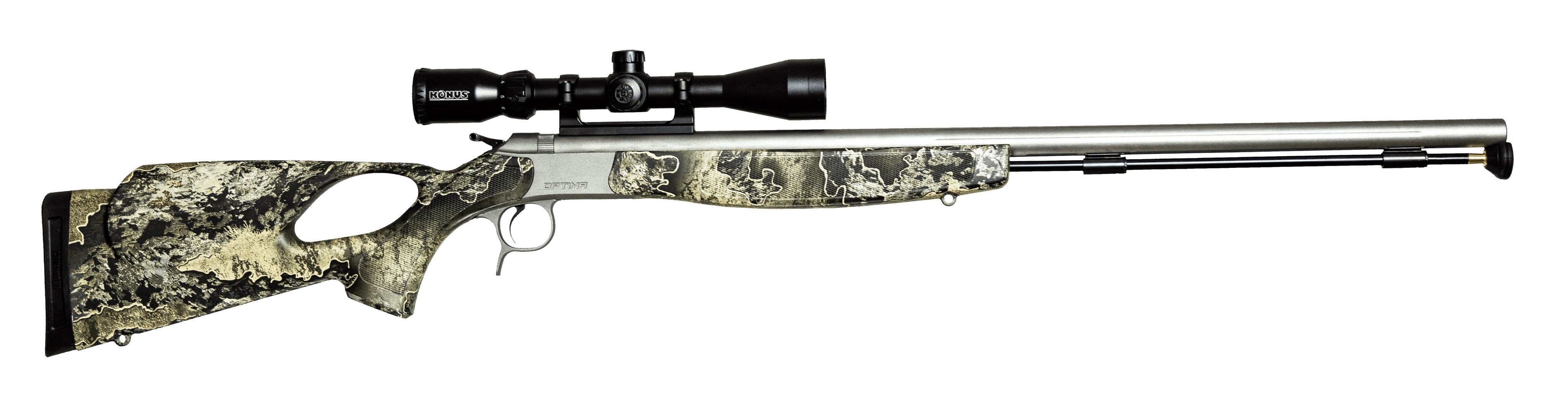 Optima V2/LR .50 Caliber SS Realtree Thumbhole Stock with Scope Pkg