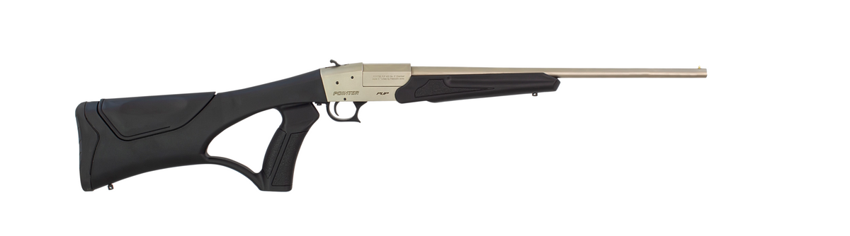 Pointer Pup .410 Bore Single Shot Shotgun, 18" Nickel Barrel, Thumbhole Stock