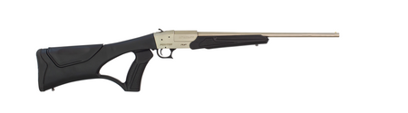 Pointer Pup .410 Bore Single Shot Shotgun, 18" Nickel Barrel, Thumbhole Stock