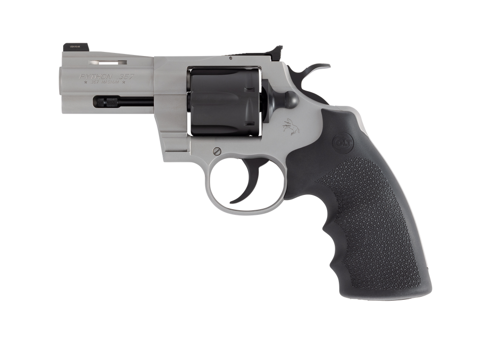 Colt Python Two-Tone .357 Mag 3" 6-Round Revolver with Hogue Grips