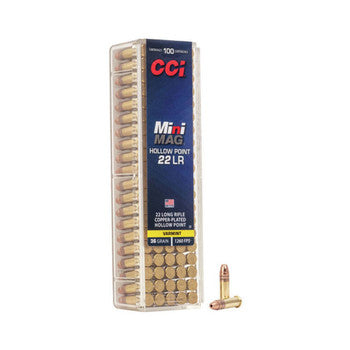 CCI .22 Long Rifle 36CC Mini-Mag High Velocity Segmented Hollow Point 40 Grain
