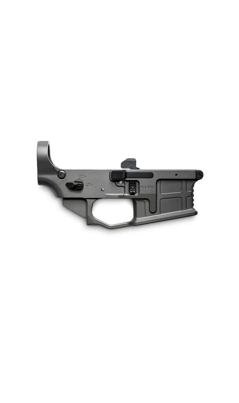 Radian Weapons R0388 A-DAC 15 Ambidextrous AR-15 Lower Receiver, Gray Finish