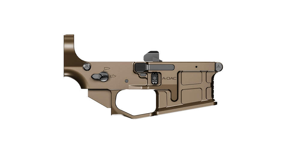 Radian Weapons R0389 A-DAC 15 Ambidextrous AR-15 Lower Receiver, Radian Brown Cerakote