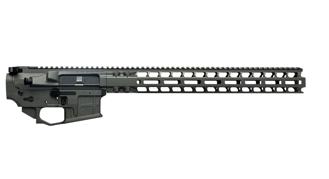Model 1 Builder Kit 15.5" Grey Handguard Upper & Lower Receiver Set