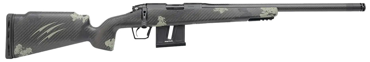 Fierce Firearms Carbon Razor .17 HMR Rifle, 18" Threaded Barrel, Forest Camo Carbon Fiber Stock