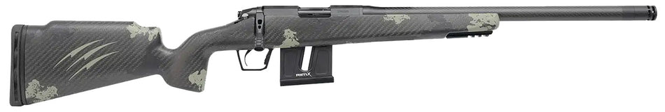 Fierce Firearms Carbon Razor .17 HMR Rifle, 18" Threaded Barrel, Forest Camo Carbon Fiber Stock