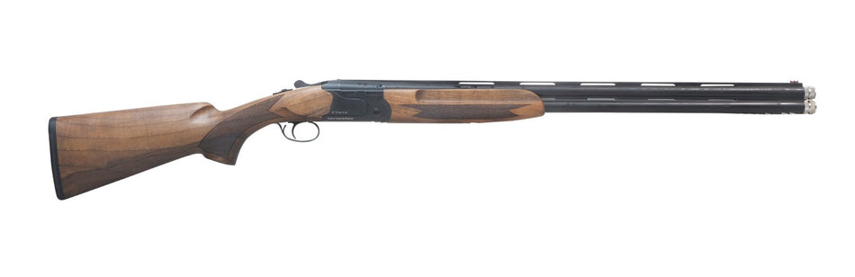 Pointer FT912 Field Trek 12 Gauge Over/Under Shotgun, 3" Chamber, 2rd, 28" Vent Rib Barrel, Walnut Stock