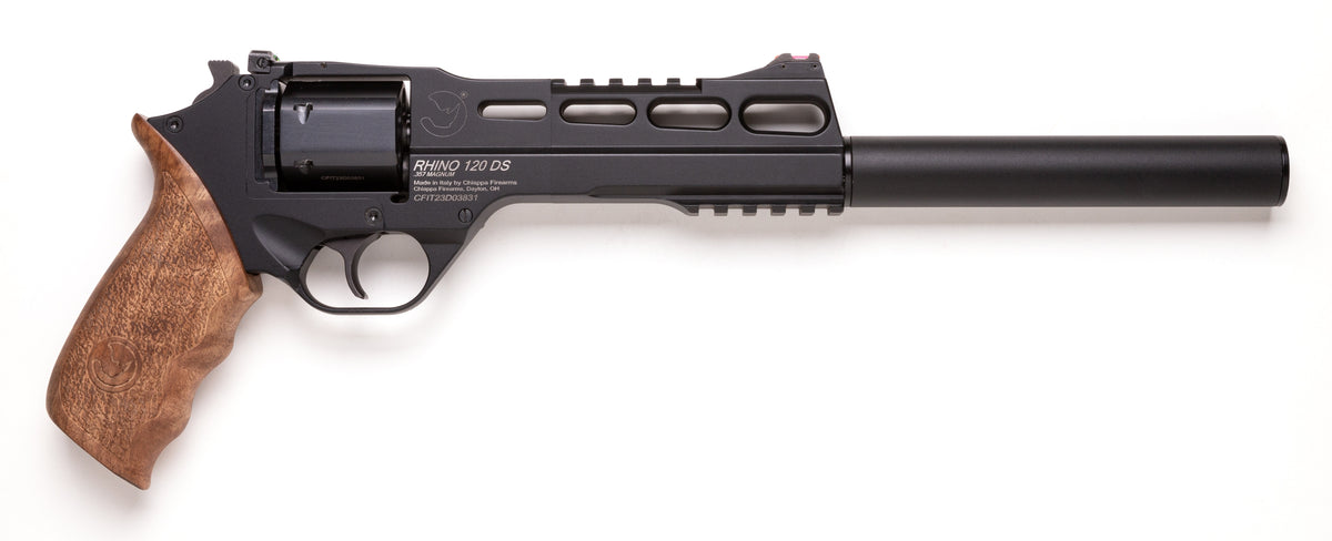 Chiappa Rhino 120DS Revolver, .357 Magnum, 12" Barrel, Black Finish