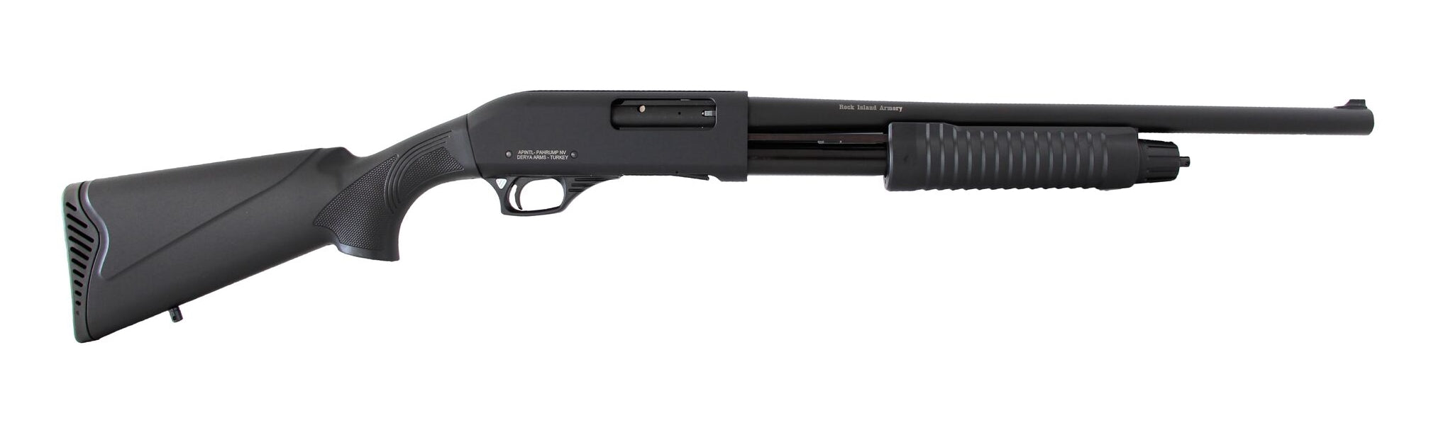 Rock Island CR103 Meriva 12 Gauge with 18.50" Barrel, 3" Chamber, 5+1 Capacity, Black Parkerized Metal Finish & Black Synthetic Stock Right Hand (Full Size)