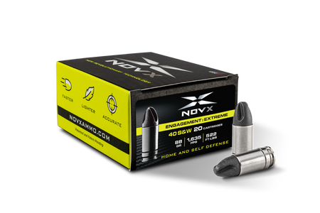 NovX .40 S&W 40EESS20 Engagement Extreme Lead Free SP 88 Grain