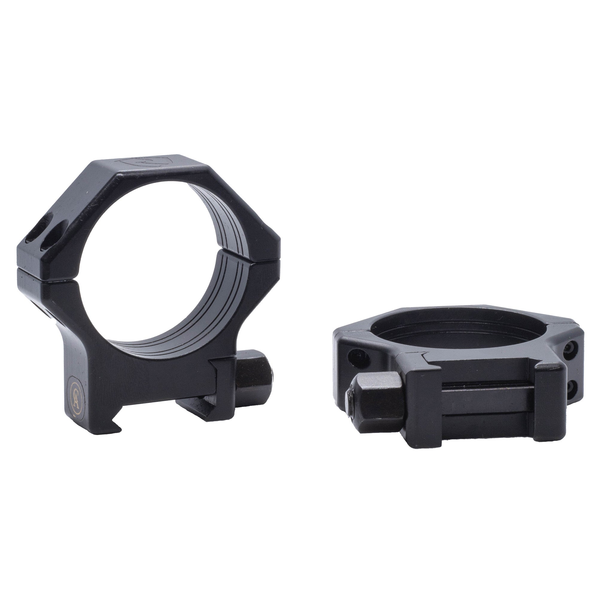 Riton by Contessa 34mm Hardened Steel Picatinny Rings, 8mm Height, Black XRC348S23