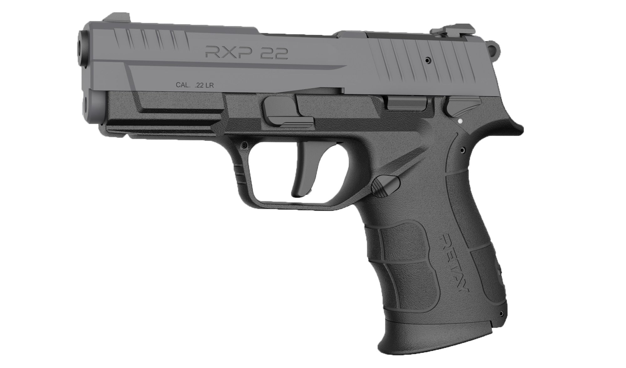 Retay RXP22 .22LR Black 18+1 DA/SA Pistol - RXP22-BLK-1318TH