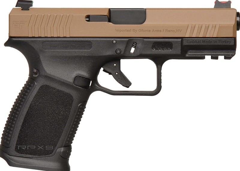 RPX3C9 9MM 4" FDE SLIDE 15+1 BLACK FRAME