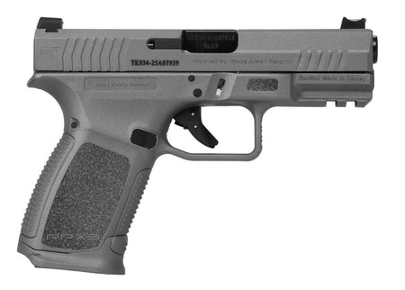 Gforce Arms GFRPX3C9TG Exodus 9mm Luger 15+1 4.02" Black Steel Barrel, Tactical Gray Cerakote Serrated Steel Slide, Tactical Gray Polymer Frame w/Accessory Rail, Textured Grip