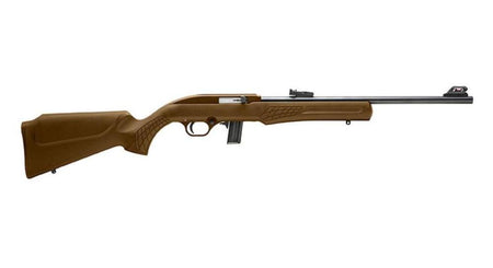 Rossi RS22L1811L RS22 Semi-Auto 22 LR 10+1 18" Black Barrel, Bronze Monte Carlo Stock/Rec, Fiber Optic Sights