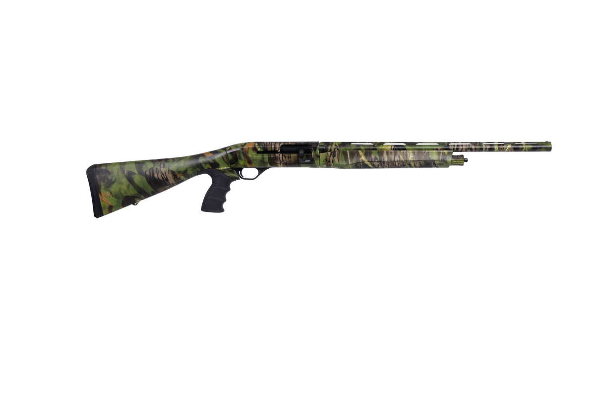 Retay USA Gordion Turkey 20 Gauge Shotgun, 22" Barrel, Shadow Leaf Camo, Pistol Grip Stock