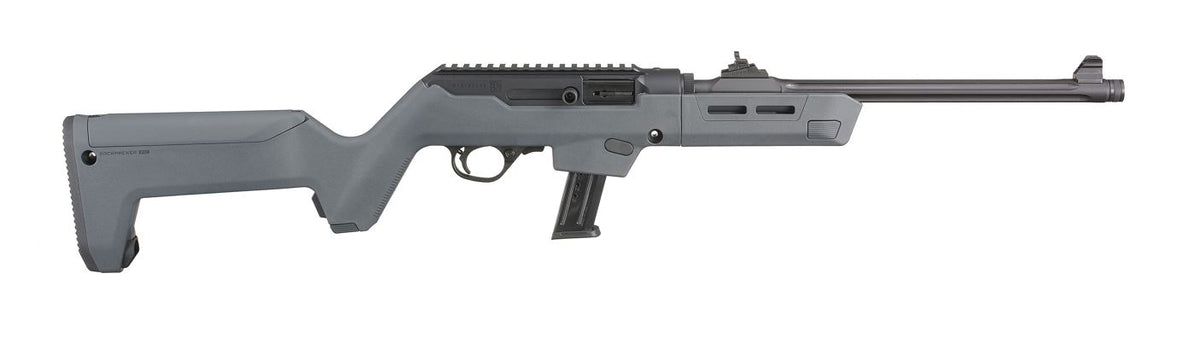 Ruger 19134 PC Carbine State Compliant 9mm 16.1" Threaded Barrel, Matte Black Finish, Stealth Gray Stock