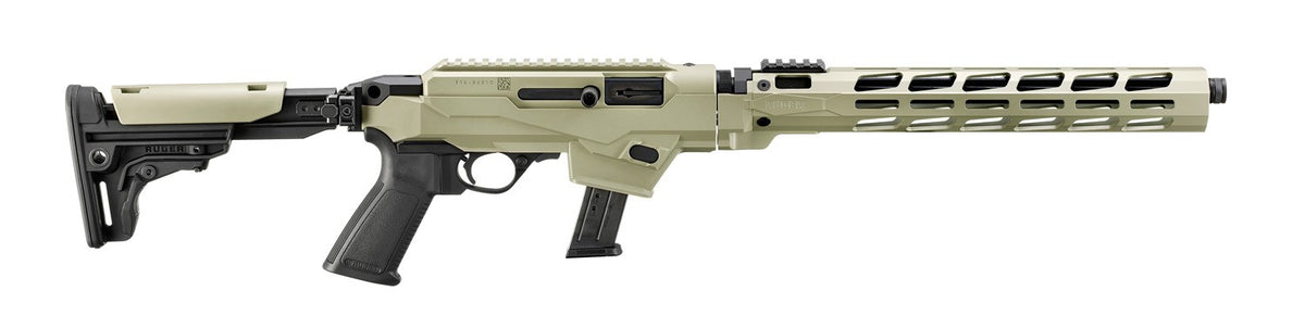 Ruger PC Carbine 9mm Desert Verde 16" Threaded Barrel, 17+1 Capacity, Model 19143