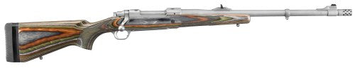 Ruger 47117 Hawkeye Guide Gun .338 Win Mag 20" Stainless Threaded Barrel Rifle, Laminate Stock