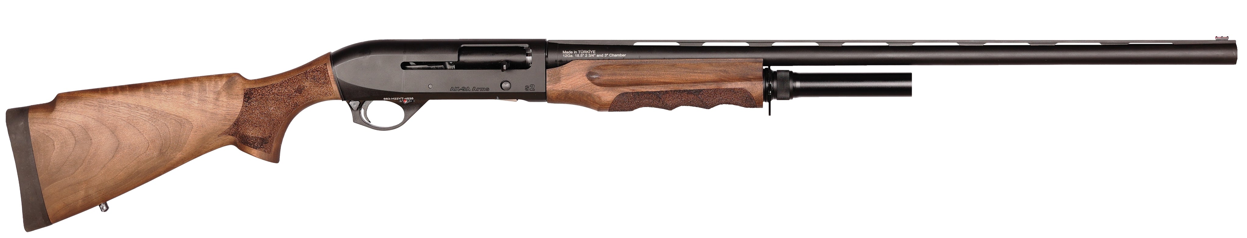 Four Peaks Imports Aska Arms S2 12 Gauge 3" 28" Wood Stock Shotgun (5+1)