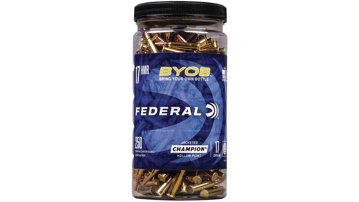 Federal .17 HMR 770BTL250 Champion Training BYOB Speer TNT Jacketed Hollow Point 17 Grain