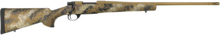Howa 1500 Fence Line 7mm PRC 3+1 24" FDE Cerakote Threaded Barrel, Scorched Earth Camo Synthetic Stock, RH
