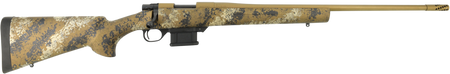 Howa 1500 Fence Line 22 ARC 22" Rifle - Scorched Earth Camo, FDE Cerakote