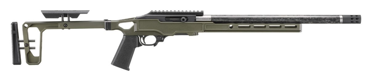 Ruger 10/22 Competition .22LR 16in Barrel, OD Green Chassis, Custom Shop 31232