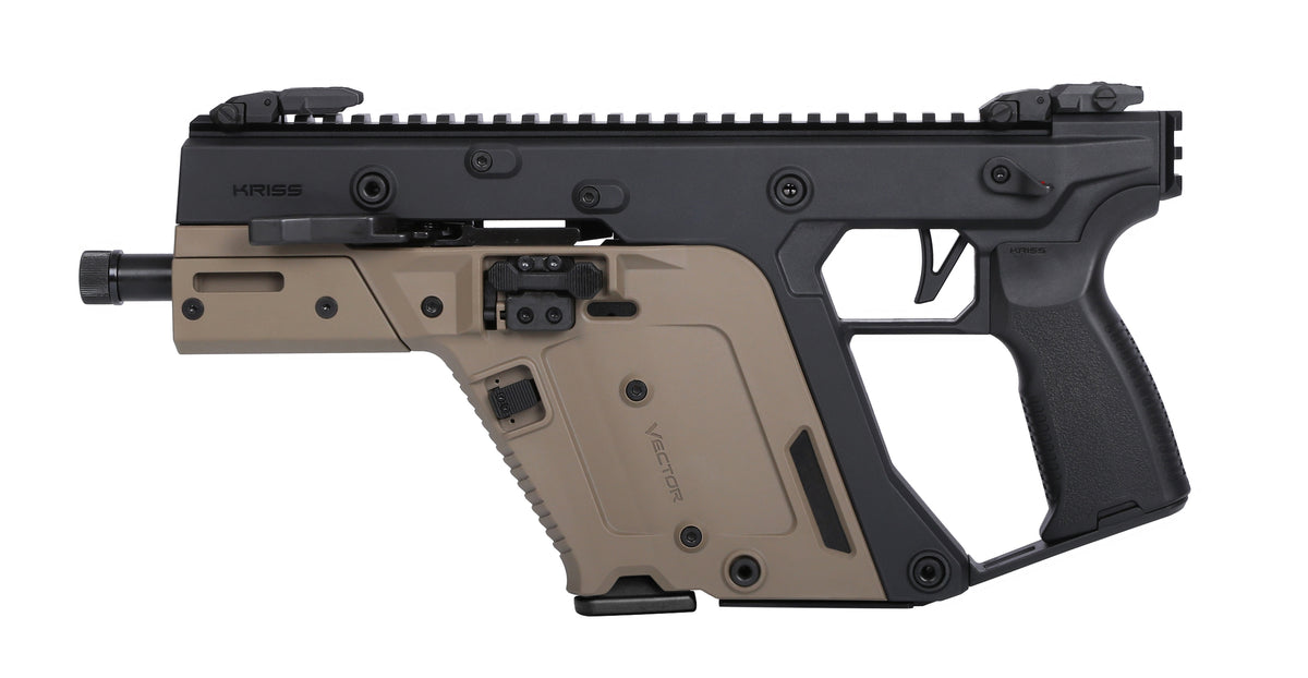 Kriss Vector SDP G3 10mm Pistol, Black/FDE, 5.5" Barrel, 10+1 Capacity
