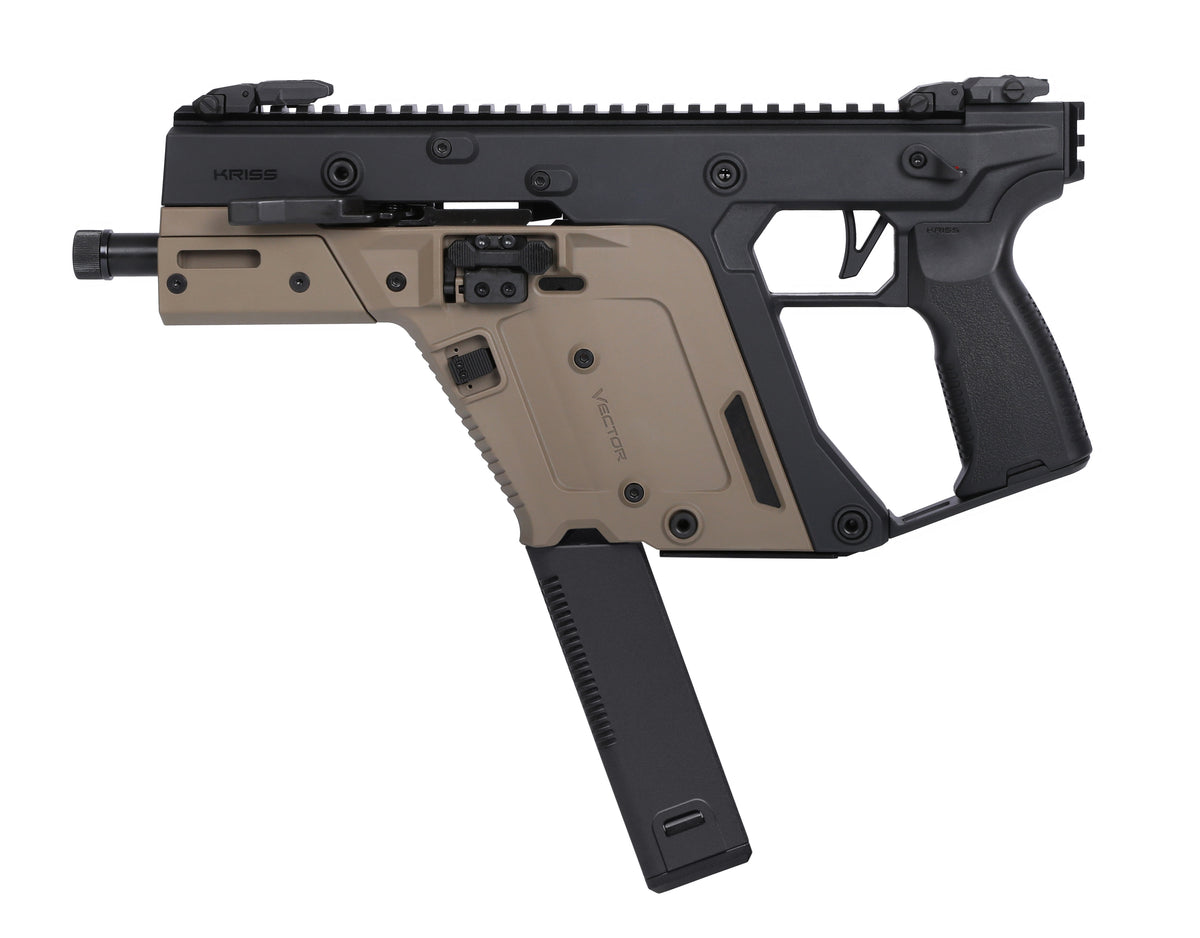 Kriss Vector SDP G3 .45 ACP Pistol, Black/FDE, 5.5" Barrel, 30+1 Capacity