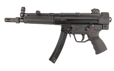 MAC 12750004 5 9mm Luger Pistol, 30+1 Capacity, 8.90" Threaded Barrel, Optics Ready, Black Phosphate Finish