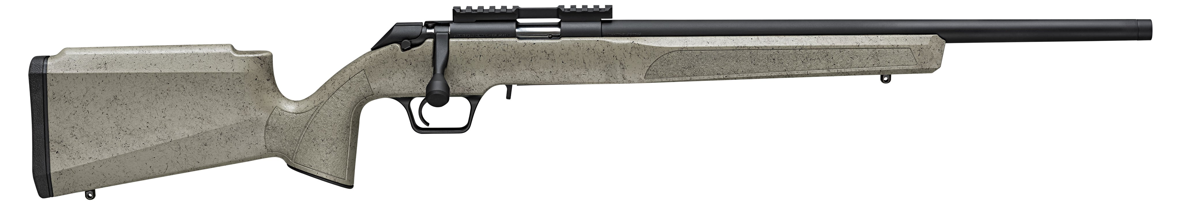 Springfield Armory Model 2020 Rimfire Target .22 LR Rifle, 20" Heavy Threaded Barrel, 10+1, Matte Blued, Sage Synthetic Stock w/Black Webbing