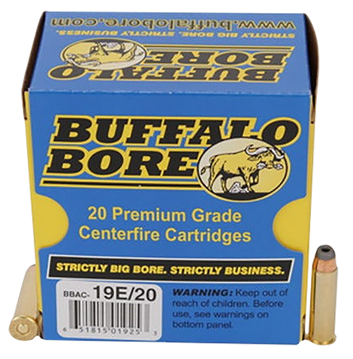 Buffalo Bore .357 Magnum 19E20 Tactical Jacketed Hollow Point JHP 158 Grain