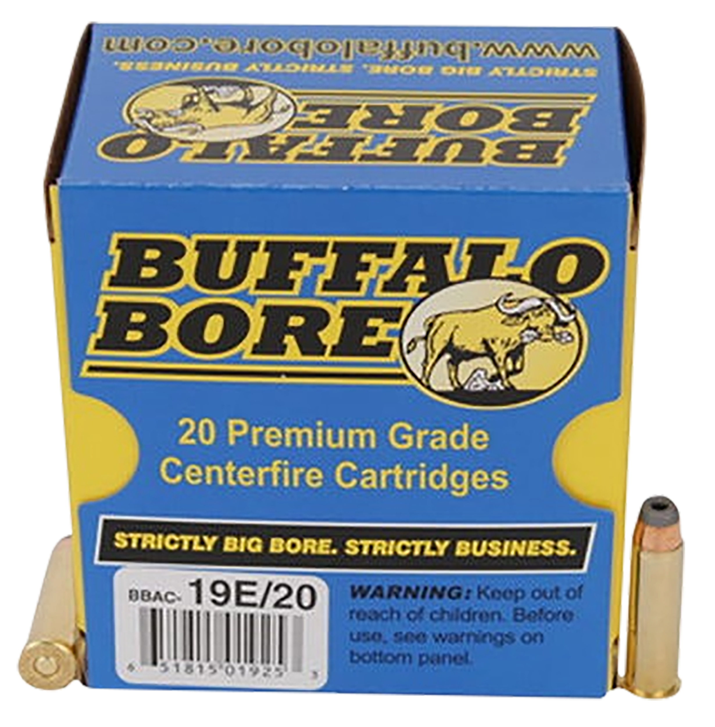 Buffalo Bore .357 Magnum 19E20 Tactical Jacketed Hollow Point JHP 158 Grain