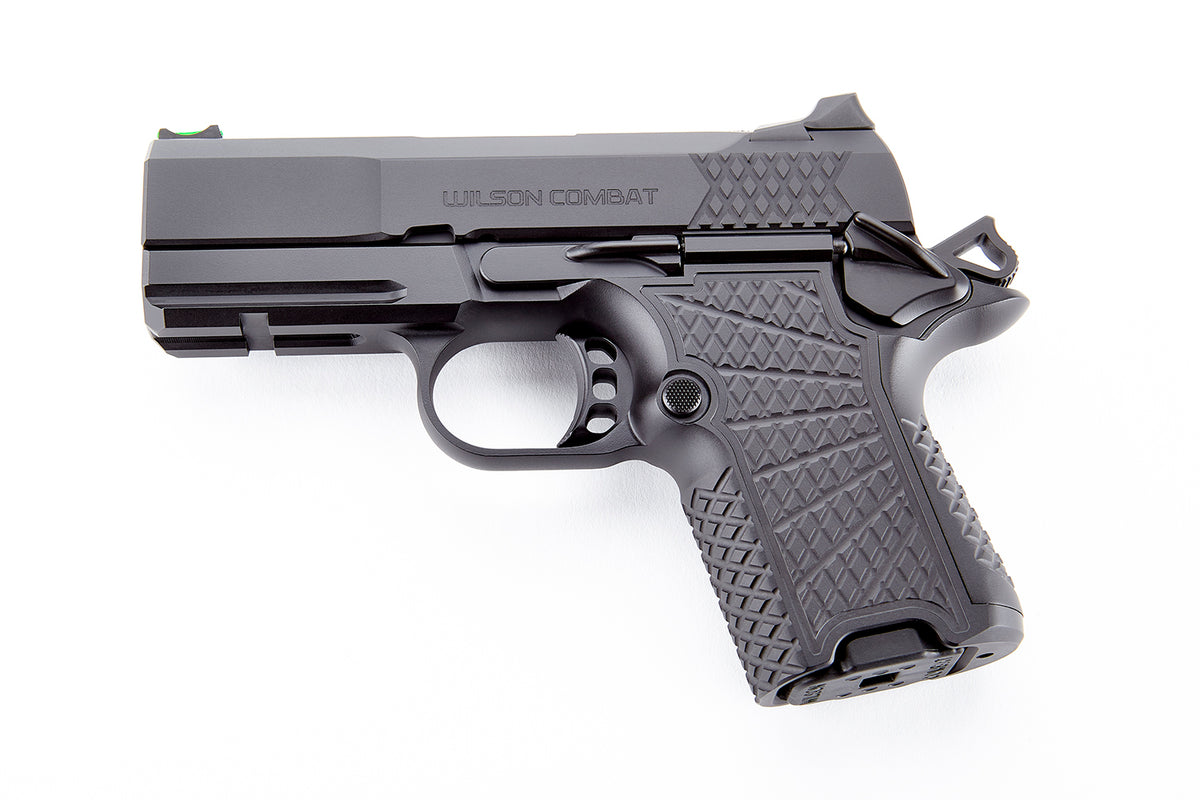 Wilson Combat SFX9SCR3 Sub-Compact 9mm Pistol w/ Picatinny Rail, Black G10 Grip