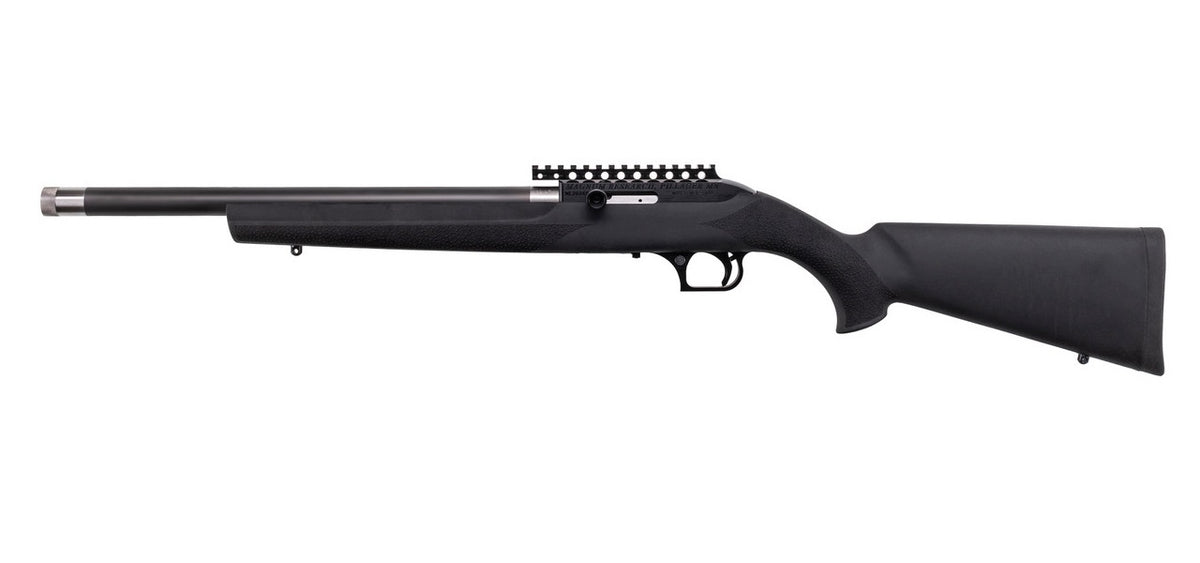 Magnum Research SSH22GT Magnum Lite SwitchBolt Full Size 22 LR 10+1 16.50" Black Anodized Carbon Steel/Threaded Barrel, Black w/Integral Scope Base Receiver, Black Fixed Hogue OverMolded Stock, Right