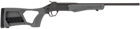 Rossi SSP1-GRAY Tuffy Single Shot Youth 410 Gauge Break Open 3" 1rd 18.50" Matte Black Barrel, Matte Black Steel Receiver, Gray Synthetic Thumbhole Stock w/Shell Holder, Right Hand